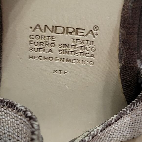 Andrea cork and canvas wedges sz 9.5 - Picture 2 of 12